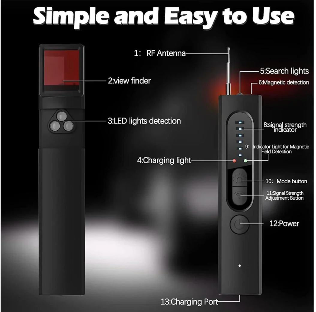 StaySecure Hidden Camera Detector Scanner